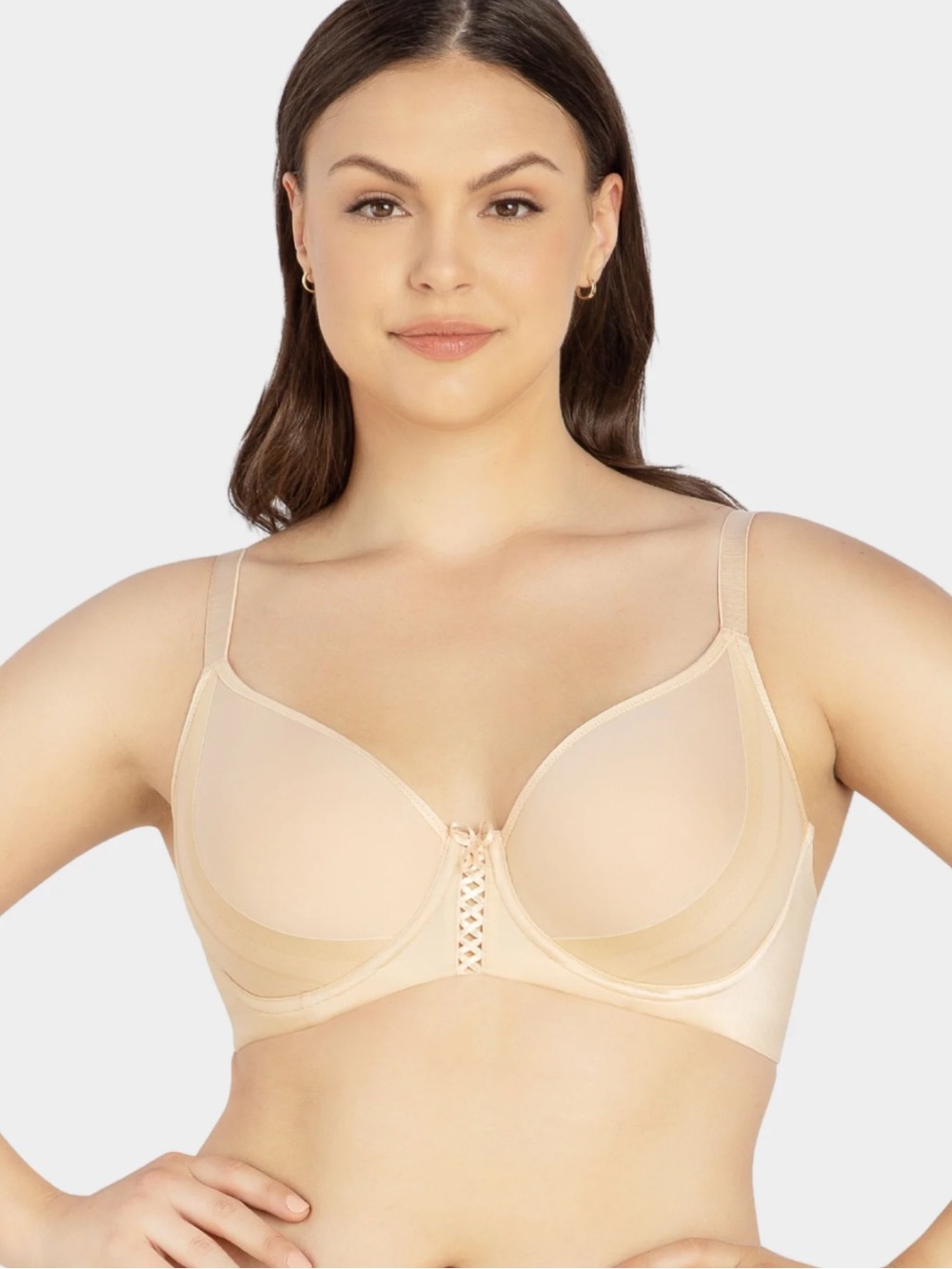 Parfait Shea Spacer T-Shirt Bra Underwire Nude Beige size 32G Lingerie